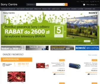 Scentre.pl(Oficjalny sklep internetowy Sony Centre) Screenshot