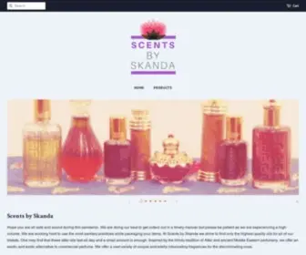 Scentsbyskanda.com(Scents By Skanda) Screenshot