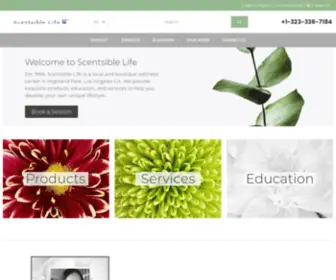 Scentsiblelife.com(Scentsible Life) Screenshot