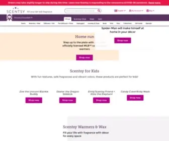 Scentsy.net(Find the Best Scented Wax & Warmers) Screenshot