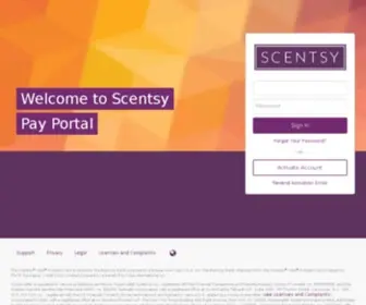 Scentsypay.com(Scentsy) Screenshot