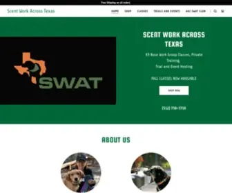 Scentworkacrosstexas.com(Scent Work Across Texas) Screenshot