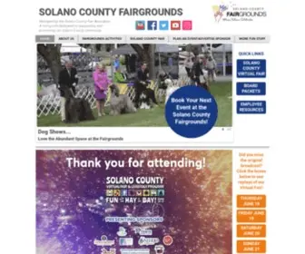Scfair.com(Solano County Fairgrounds) Screenshot