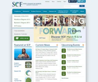 SCF.edu(SCF Home) Screenshot