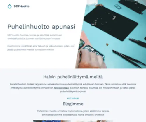 SCfhuolto.fi(SCfhuolto) Screenshot