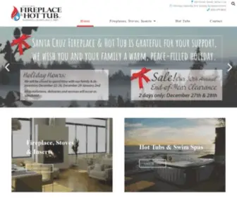 Scfireplaceandhottub.com(Santa Cruz Hot Tub and Fireplace) Screenshot