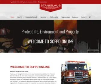 SCFPD.us(Stanislaus Consolidated Fire) Screenshot