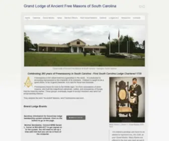 SCgrandlodgeafm.org(Grand Lodge of Ancient Free Masons of South Carolina) Screenshot