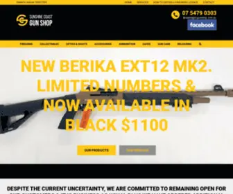 Scgunshop.com.au(Sunshine Coast Gun Shop) Screenshot