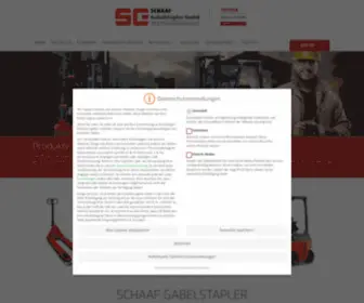 Schaaf-Gabelstapler.de(Schaaf Gabelstapler GmbH) Screenshot