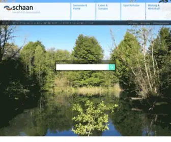 Schaan.li(Gemeinde Schaan) Screenshot