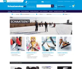 Schaatsenshop.nl(De specialist in kinderschaatsen) Screenshot