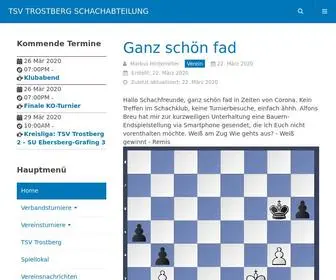 Schach-Trostberg.de(TSV Trostberg 1863 e.V) Screenshot