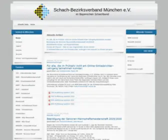 Schachbezirk-Muenchen.de(Schach-Bezirksverband München e.V) Screenshot