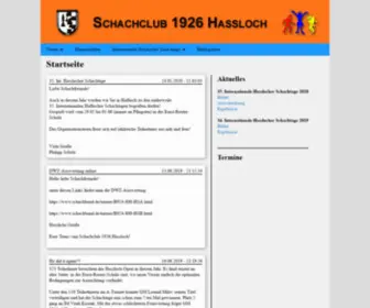 Schachclub-1926-Hassloch.de(Schachclub 1926 Hassloch e.V) Screenshot