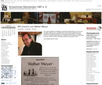 Schachclub-Oberwinden.de(Schachclub Oberwinden 1957 e) Screenshot