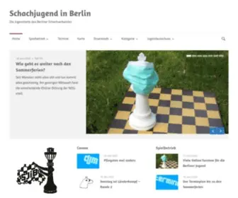 SchachJugend-IN-Berlin.de(Die Jugendseite des Berliner Schachverbandes) Screenshot