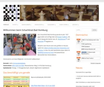 Schachklub-Bad-Homburg.de(Schachklub Bad Homburg) Screenshot