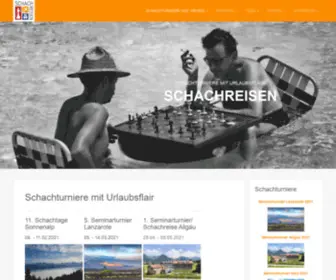 Schachreisen.eu(Schachturniere mit Urlaubsflair) Screenshot