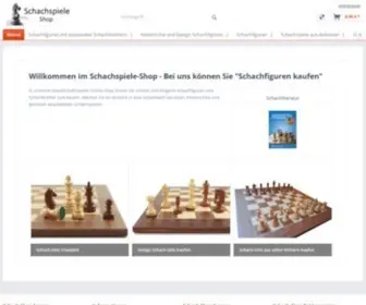 Schachspiele-Shop.de(Schachfiguren & Schachbretter kaufen) Screenshot