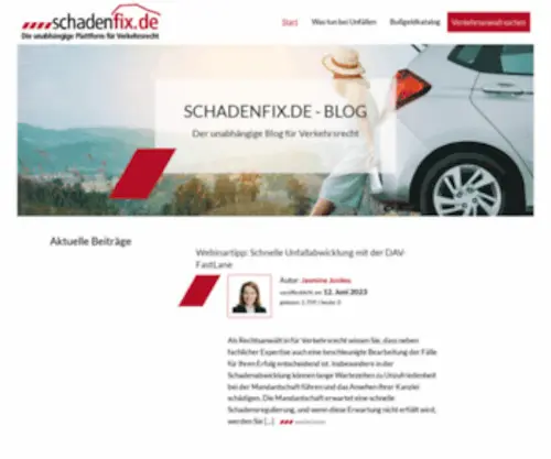 Schadenfixblog.de(Schadenfix Blog) Screenshot