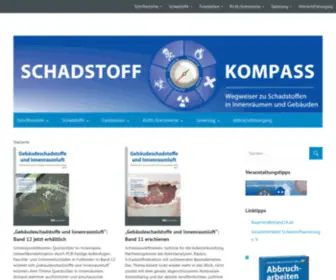 Schadstoff-Kompass.de(Schadstoff-Kompass zu Gebäudeschadstoffen und Innenraumluft) Screenshot