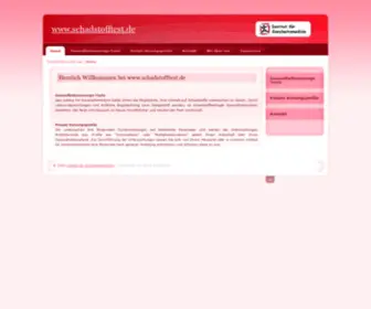 Schadstofftest.de(Domain reserved) Screenshot