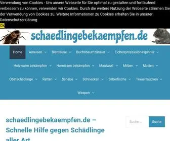 Schaedlingebekaempfen.de(Schnelle) Screenshot