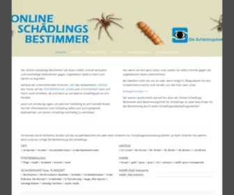 Schaedlingshilfe.at(Online-Schädlings-Bestimmer › Online Schädlingshilfe) Screenshot