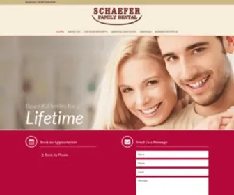 Schaeferfamilydental.com(Sesame Communications) Screenshot