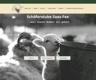 Schaeferstube.ch(Schäferstube Saas) Screenshot