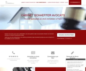 Schaeffer-Avocats-Immobilier.com(Schaeffer Avocats) Screenshot