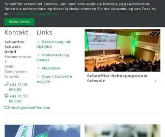 Schaeffler.ch(Schaeffler Schweiz) Screenshot
