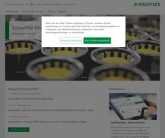 Schaeffler.de(Schaeffler Deutschland) Screenshot