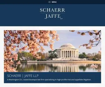 Schaerr-Jaffe.com(Jaffe LLP) Screenshot