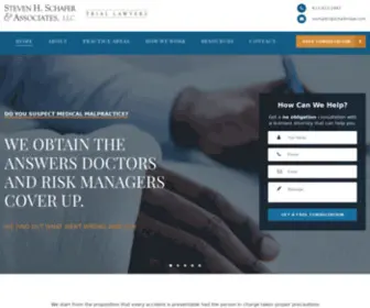 Schaferlaw.com(Serious Personal Injury Attorney Boston/ Boston Medical Malpractice Lawyer) Screenshot