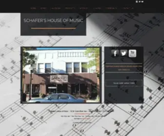 Schafersmusic.com(Music store) Screenshot