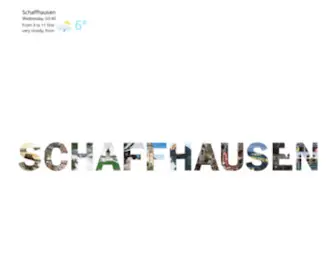 Schaffhausen.ch(Stadt Schaffhausen) Screenshot