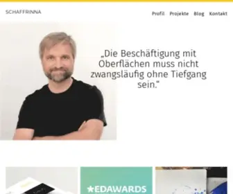 Schaffrinna.com(Kommunikation) Screenshot