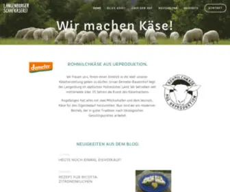 Schafkaese.com(Schafkäserei) Screenshot