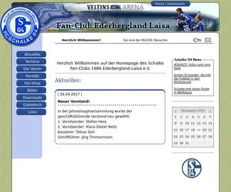 Schalke-Laisa.de(Offizieler fc schalke 04 fanclub) Screenshot