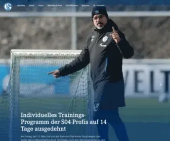 Schalke04.de(Alles rund um den FC Schalke 04) Screenshot