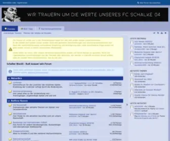 Schalker-Block5.de(Schalker Forum Block 5 von Fußballfans für Fußballfans) Screenshot