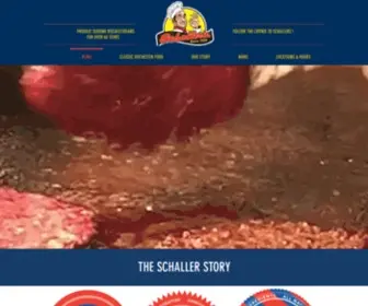 Schallers.com(Schallers Restaurants Best Burgers in Rochester NY) Screenshot