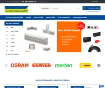 Schalter-Steckdosen-Shop24.de(Von der Steckdose bis zum Schalter) Screenshot