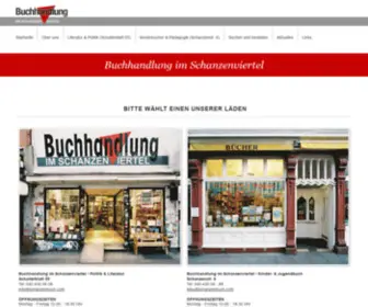 Schanzenbuch.com(Buchhandlung im Schanzenviertel) Screenshot