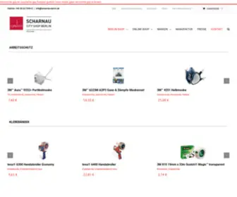 Scharnau-Berlin.de(Ihr Ansprechpartner in Sachen Verklebungen und Schleifmittel) Screenshot
