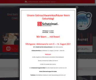 Schatzinsel-Bonn.de(Schatzinsel Gebrauchtwarenkaufhaus) Screenshot