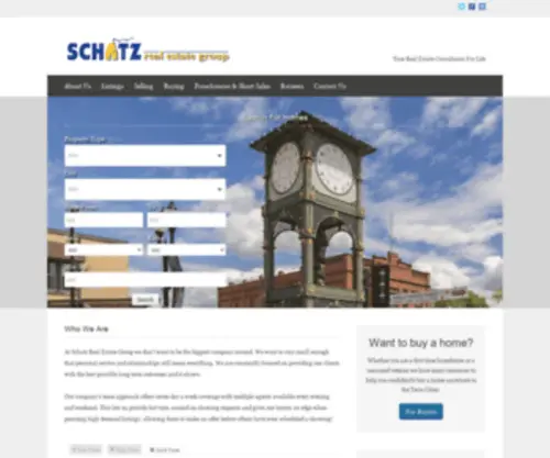 Schatzrealestategroup.com(Schatz Real Estate Group) Screenshot