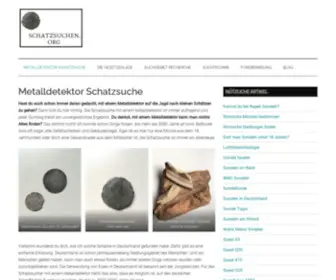 Schatzsuchen.org(Metalldetektor Schatzsuche) Screenshot